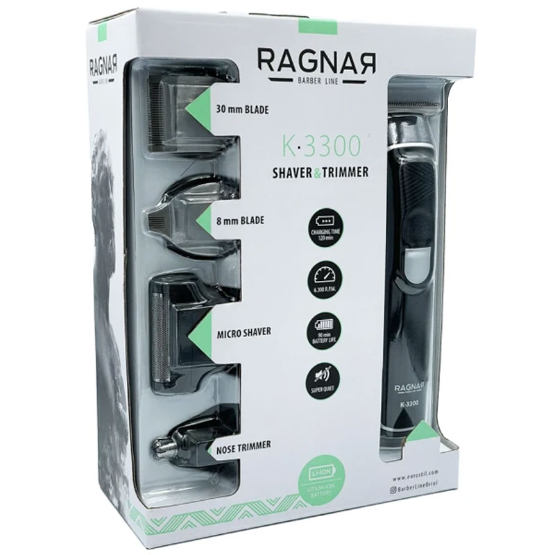 Ragnar Tondeuse cheveux barbe corps K3300
